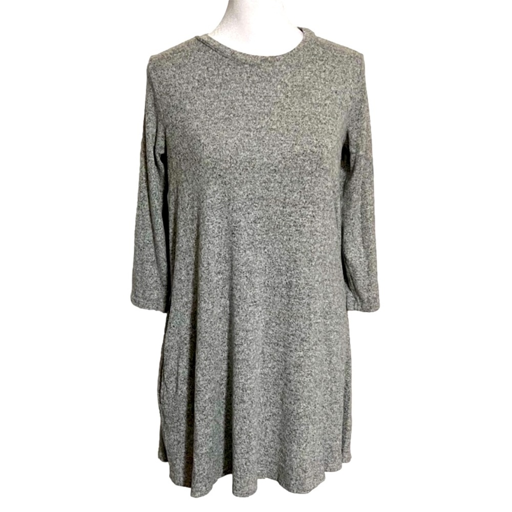 FOREVER21 Fit & Flare Women's Mini Swing Dress
Gray 3/4 Sleeves Dress Size M - Picture 8 of 9